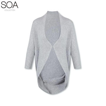 Seamless wholegarment sweater cashmere ladies sweater cashmere cardigan poncho crop cardigan